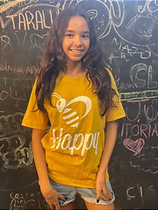 Camiseta AMARELA - HAPPY
