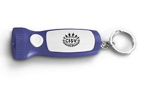Lanterna chaveiro com logo CISV