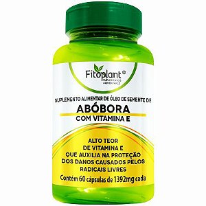 Encapsulado Abóbora 1392mg com Vitamina E (60caps) Fitoplant