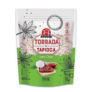 Torrada de Tapioca com Coco (75g) Okoshi
