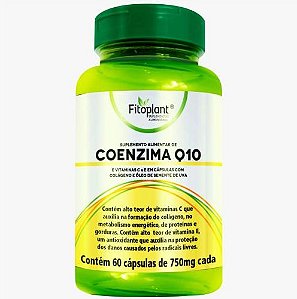 Encapsulado Coenzima Q10 750mg (60caps) Fitoplant