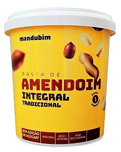 Pasta de Amendoim Integral Tradicional (1,02kg) Mandubim