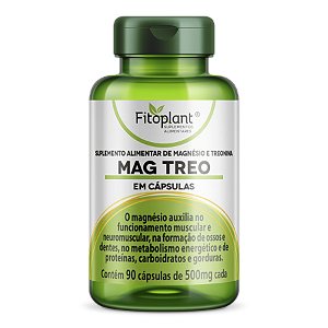 Encapsulado Mag Treo MAGNESIO E TREONINA 600mg (90caps) Fitoplant