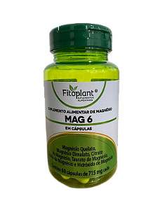 Encapsulado Mag 6 - 715mg (60caps) Fitoplant