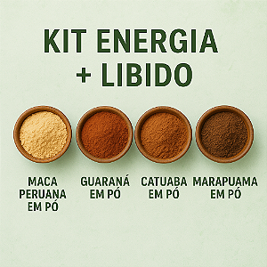 KIT Energia + Libido (100g de cada produto)