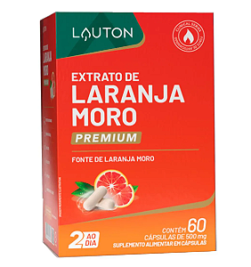 Encapsulado Extrato de Laranja Moro Premium - (60 caps) Lauton