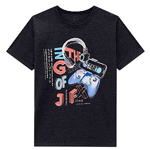 Camiseta Infantil Masculino Gamer - Johnny Fox