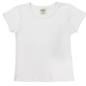 Camiseta Basica Cotton Branca - Have Fun