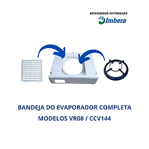 Bandeja Do Evaporador Vrs16/19/ccv315/55 + Grade + Suporte