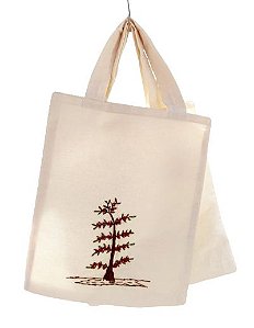 Ecobag bordada à mão - árvore de café