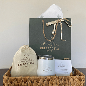 Kit Copo Térmico Bella Vista + Drip Coffee Delicado 5un