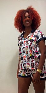 Pijama de cetim