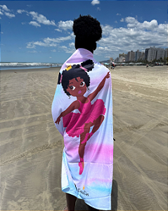 Toalha de banho bailarina