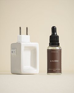 Kit Difusor Elétrico e Essência Concentrada Lumière 30ml