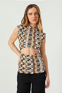 Blusa Estampada Colcci CLC