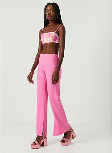 Calça Canelada Com Fenda CLC Colcci