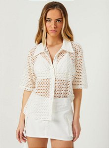 Camisa Renda CLC Colcci