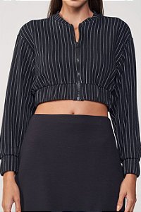 Jaqueta Cropped Listrada CLC