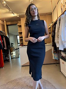 Vestido Midi Canelado CLC