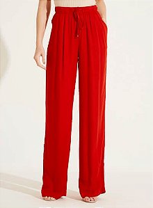 Calça Reta Com Amarração Fórum