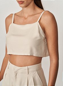 Top Cropped Com Amarração Nas Costas CLC