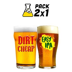 Kit Cerveja Facil 2x1 Easy IPA e Dirt Cheap 20 litros