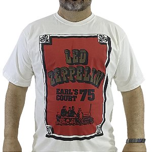 Camiseta Off White Led Zeppelin Earl's Court 75
