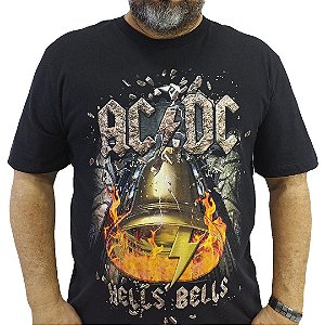 Camiseta AC DC Hells Bells Full Plus