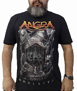 Camiseta Plus Size Angra Omni Live