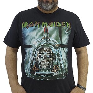 Camiseta Iron Maiden Aces High 2 Plus Size