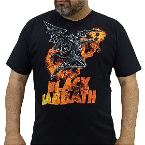 Camiseta Plus Size Black Sabbath Fallen