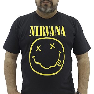 Camiseta Nirvana Smile Plus Size