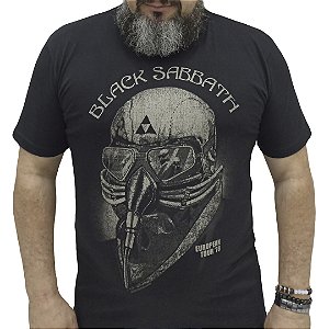 Camiseta Plus Size Black Sabbath Tour 1978