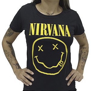 Baby Look Feminina Nirvana Smile