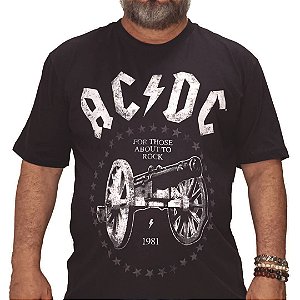 Camiseta Plus Size AC/DC For Those About To Rock