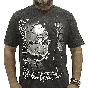 Camiseta Iron Maiden Fear The Dark Premium