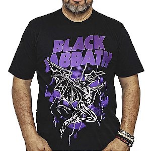 Camiseta Black Sabbath Henry Purple
