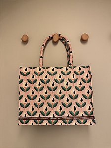 Bolsa Alice - Tote Bag com alça fofinha e ziper