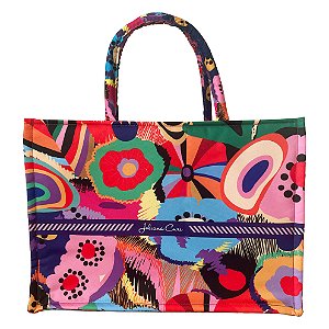 Bolsa Alice - Tote Bag com alça fofinha e ziper