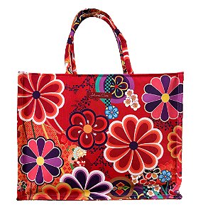 Bolsa Alice - Tote Bag com alça fofinha e ziper