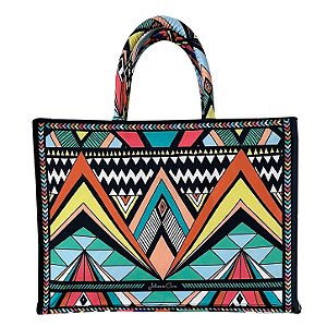 Bolsa Alice - Tote Bag com ziper e alça fofinha
