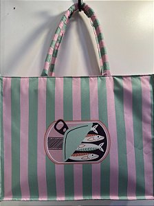 Bolsa Alice - Tote Bag com alça fofinha e ziper
