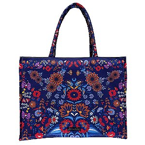 Bolsa Alice - Tote Bag com alça fofinha e ziper