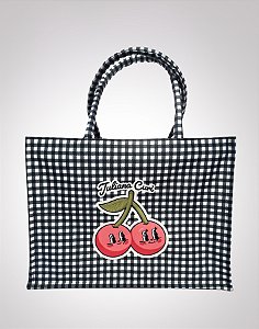 Bolsa Alice Tote Bag com ZIPER e alça fofinha
