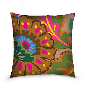 Capa de almofada estampada 45x45cm