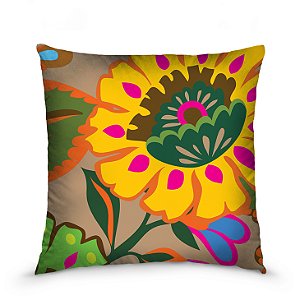 Capa de almofada estampada 45x45cm
