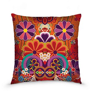 Capa de almofada estampada 45x45cm