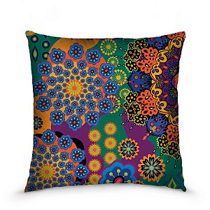 Capa de almofada estampada 45x45cm