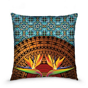 Capa de almofada estampada 45x45cm
