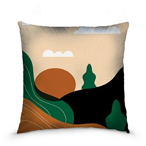 Capa de almofada estampada 45x45cm